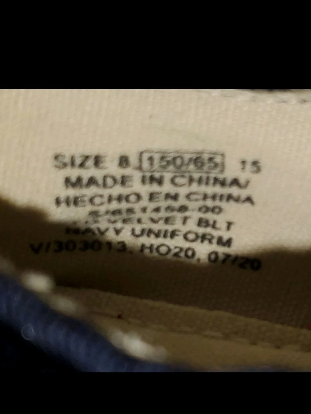 GAP Navy Velvet Bow Mary Janes Size 8 Toddler